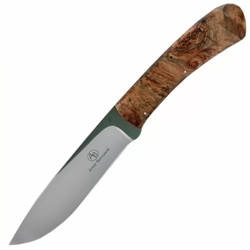 Нож с фиксированным клинком Arno Bernard Buffalo, сталь N690, рукоять Spalted Maple