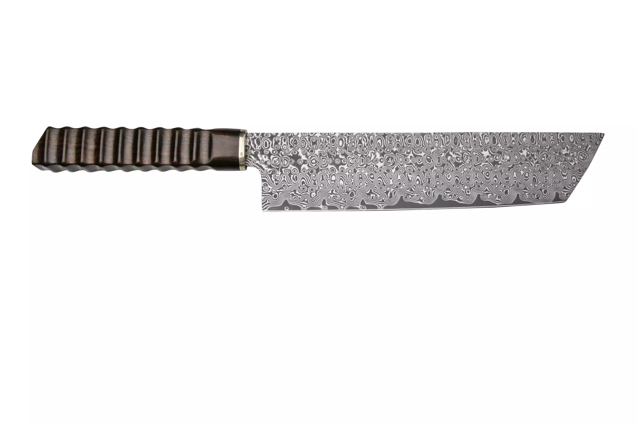 Нож кухонный Xin Cutlery Nakiri XC129 206мм, сталь VG-10, рукоять кап клена - фото 3