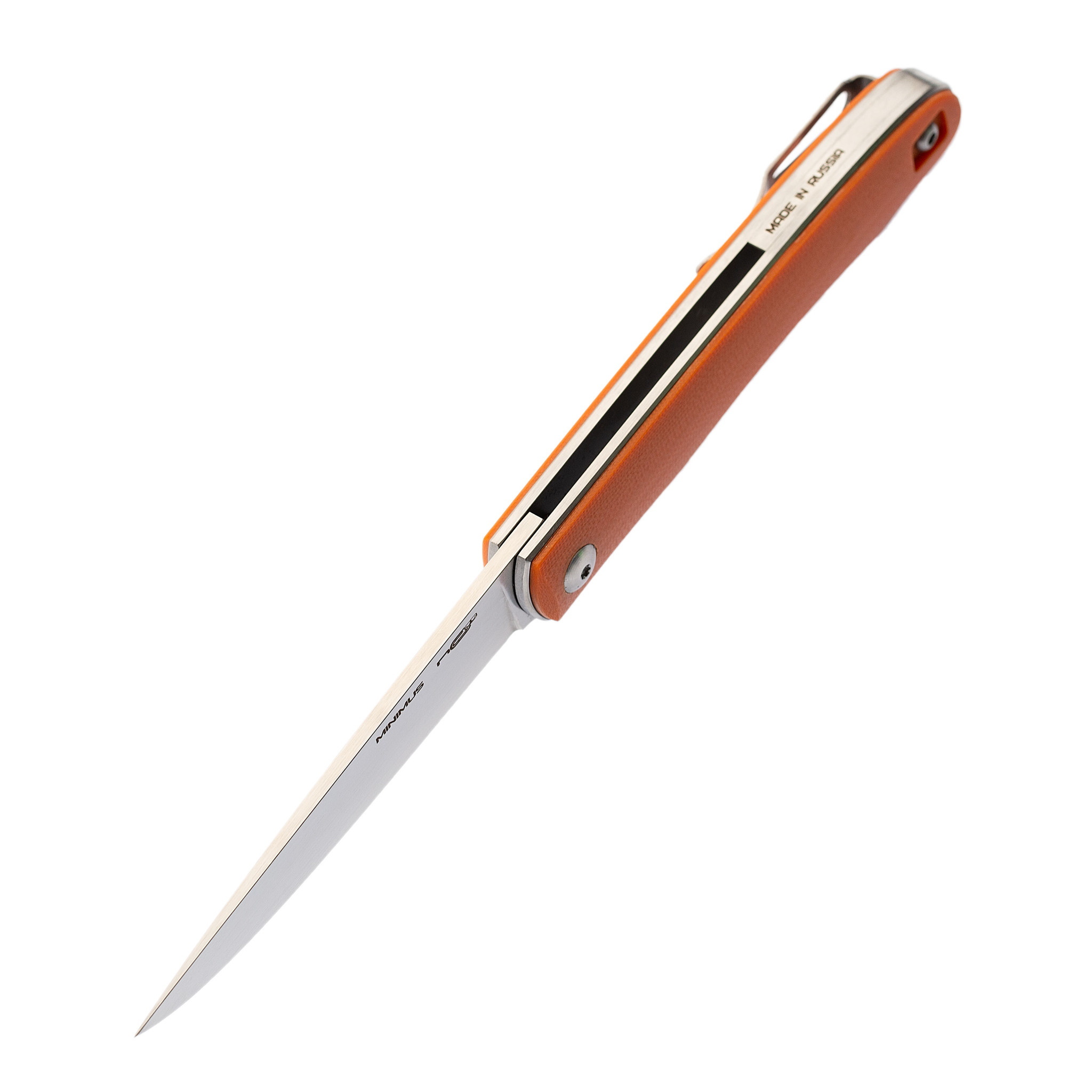Складной нож Minimus, сталь X105 Satin, G10 Orange - фото 2