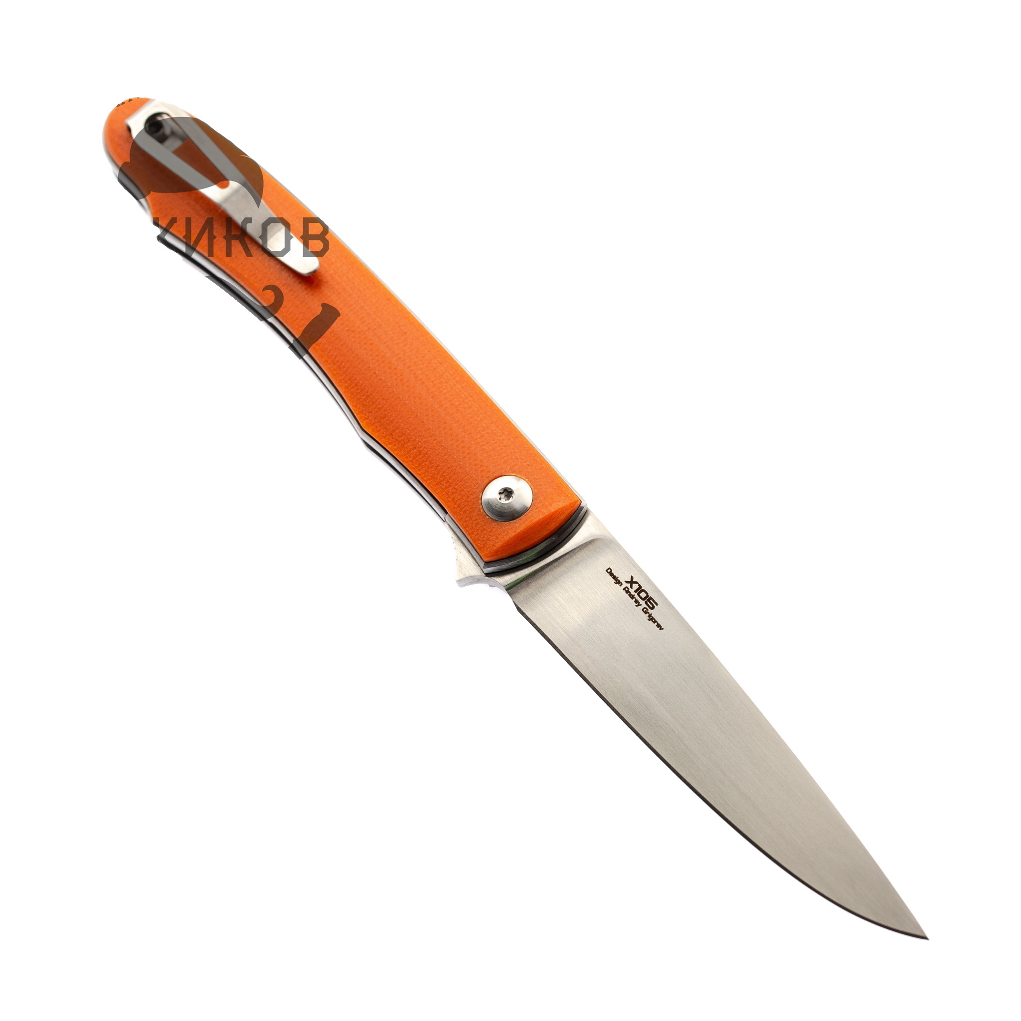 Складной нож Minimus, сталь X105 Satin, G10 Orange - фото 3
