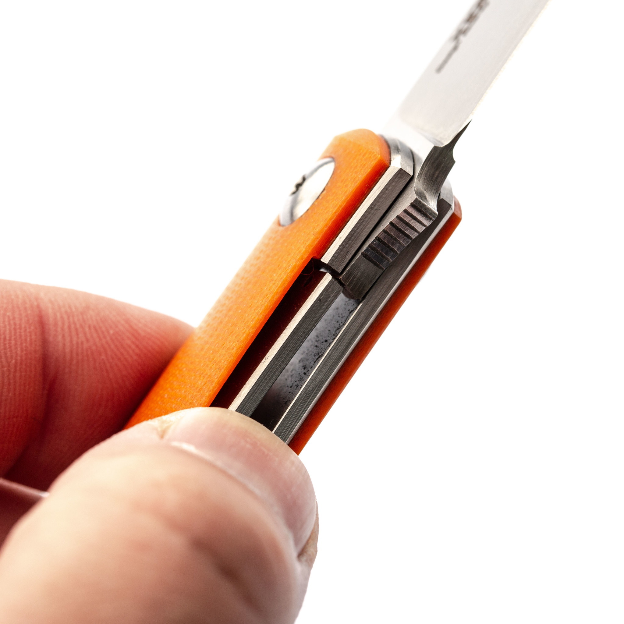 Складной нож Minimus, сталь X105 Satin, G10 Orange - фото 4