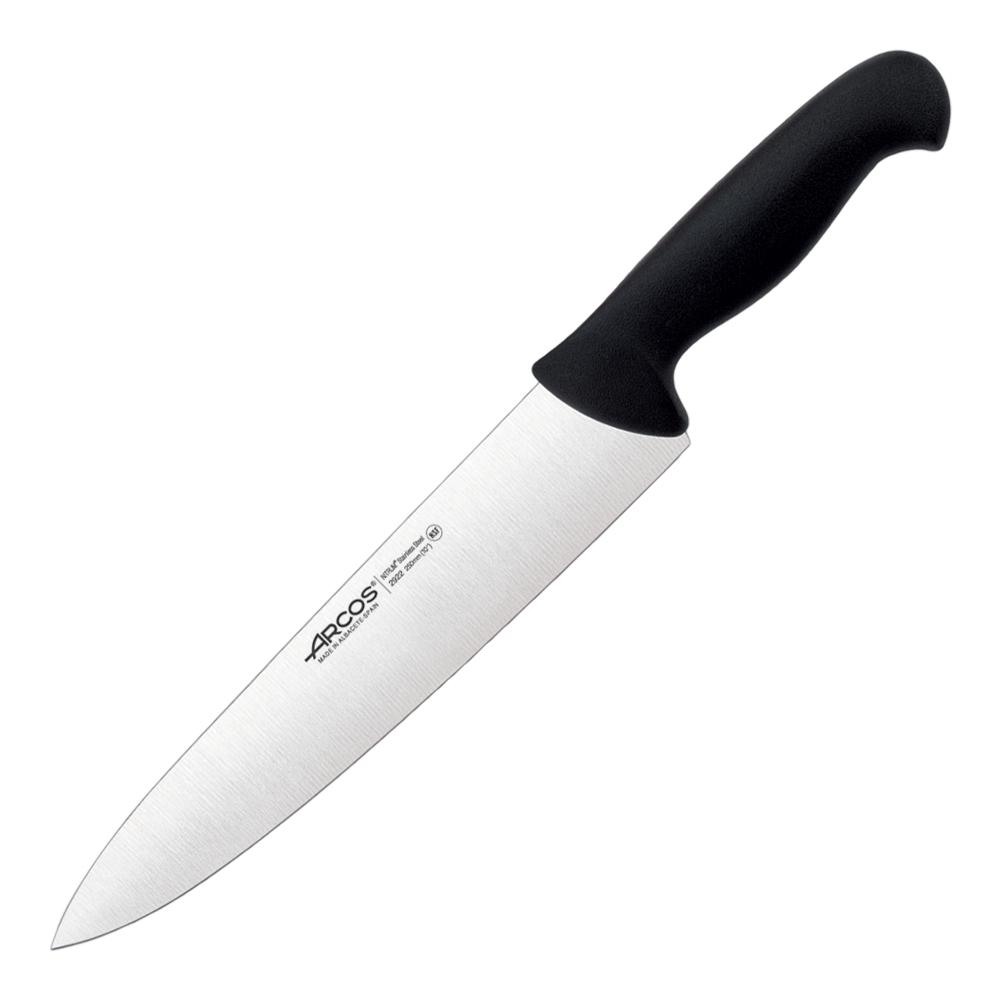 Нож Шефа 2900 292225, 250 мм, черный нож шефа gourmet 4188 170 мм