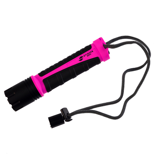 Фонарь светодиодный для дайвинга  STINGER GripLite PT0-C4A3, 260 лм, розовый/чёрный