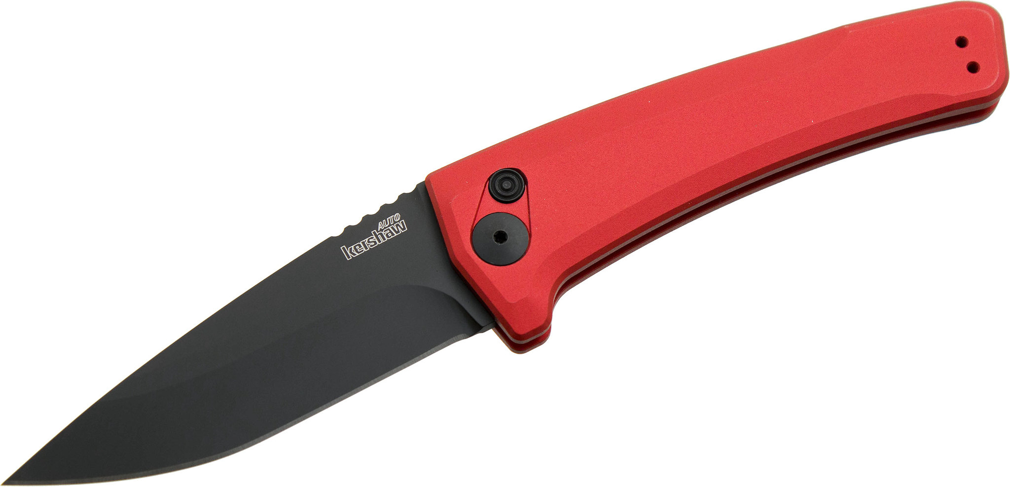 фото Полуавтоматический складной нож launch 3 - kershaw 7300rdblk red, сталь crucible cpm® 154, рукоять анодированный алюминий, красный