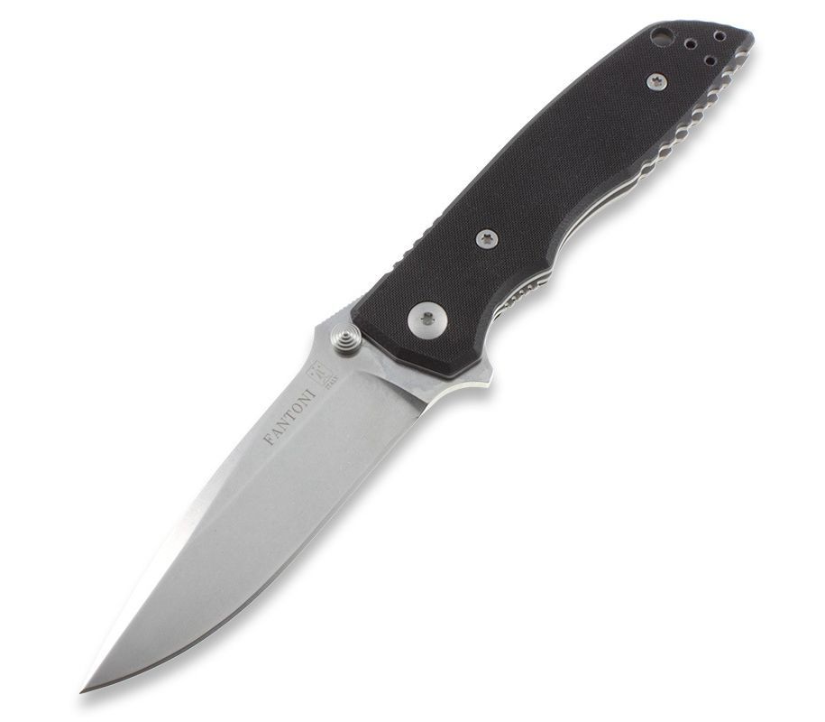 Нож складной HB01 Large, Stonewashed Crucible CPM® S35VN™, William (Bill) Harsey Design-2 - фото 2