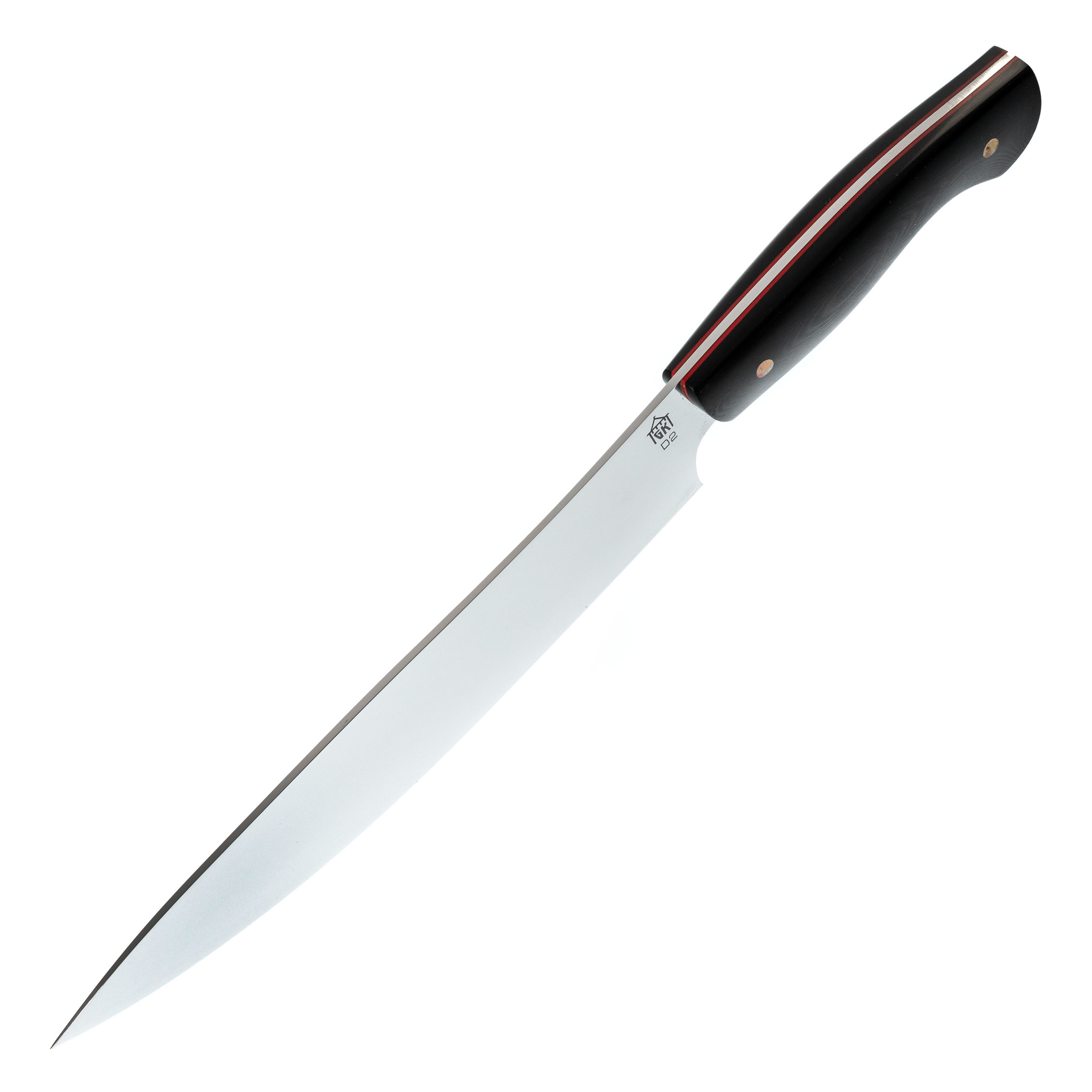 фото Нож шеф-повар большой, сталь d2, g10 ножи града горький