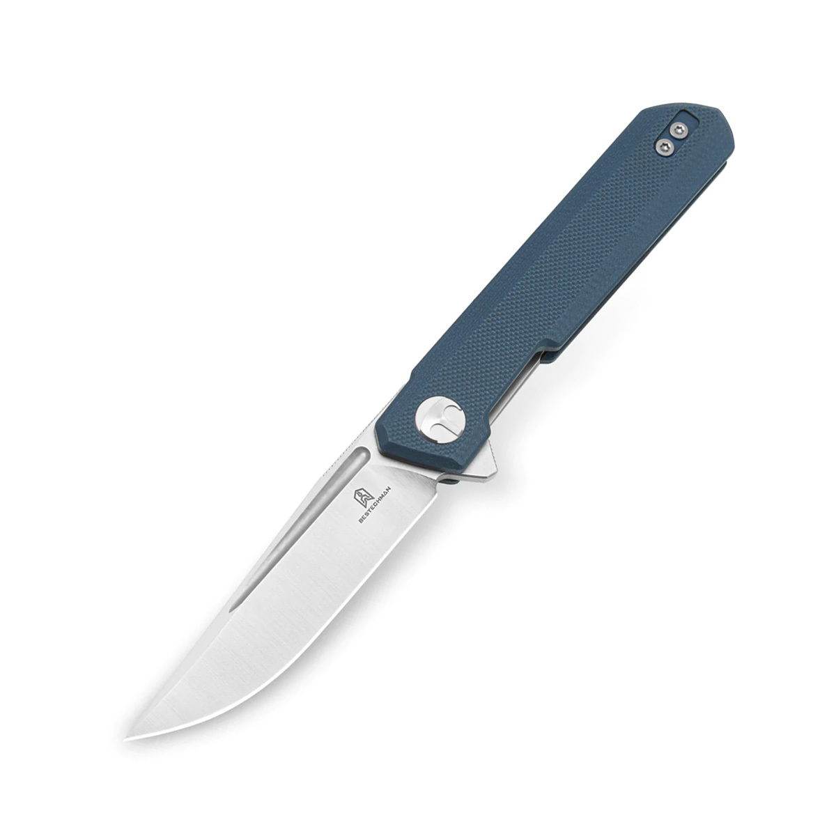 Складной нож Bestech Knives Mini Dundee, сталь D2, рукоять G10, синий складной нож bestech knives ascot d2 черно синий карбон