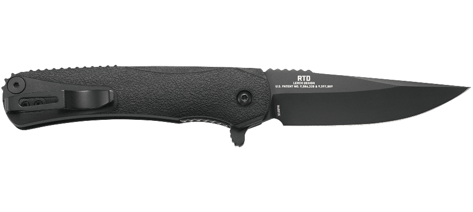 фото Складной нож crkt r4801k ruger knives rtd, сталь 1.4116 (x50crmov15) black finish, термопластик grn