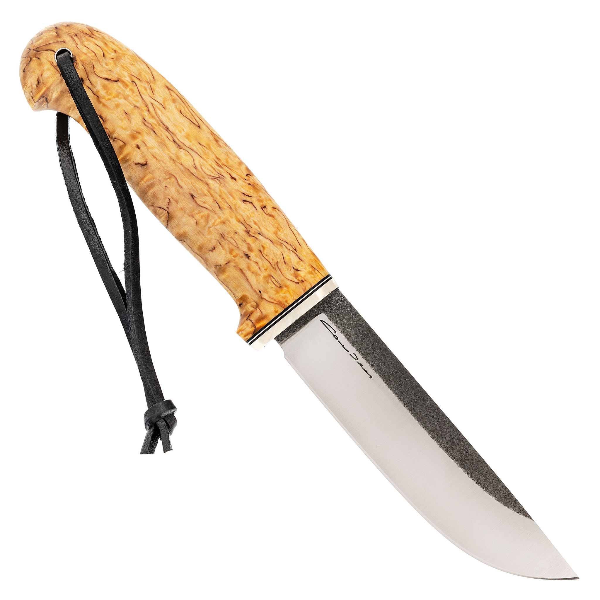 Туристический нож Лиман, сталь K-110, карельская береза - фото 2