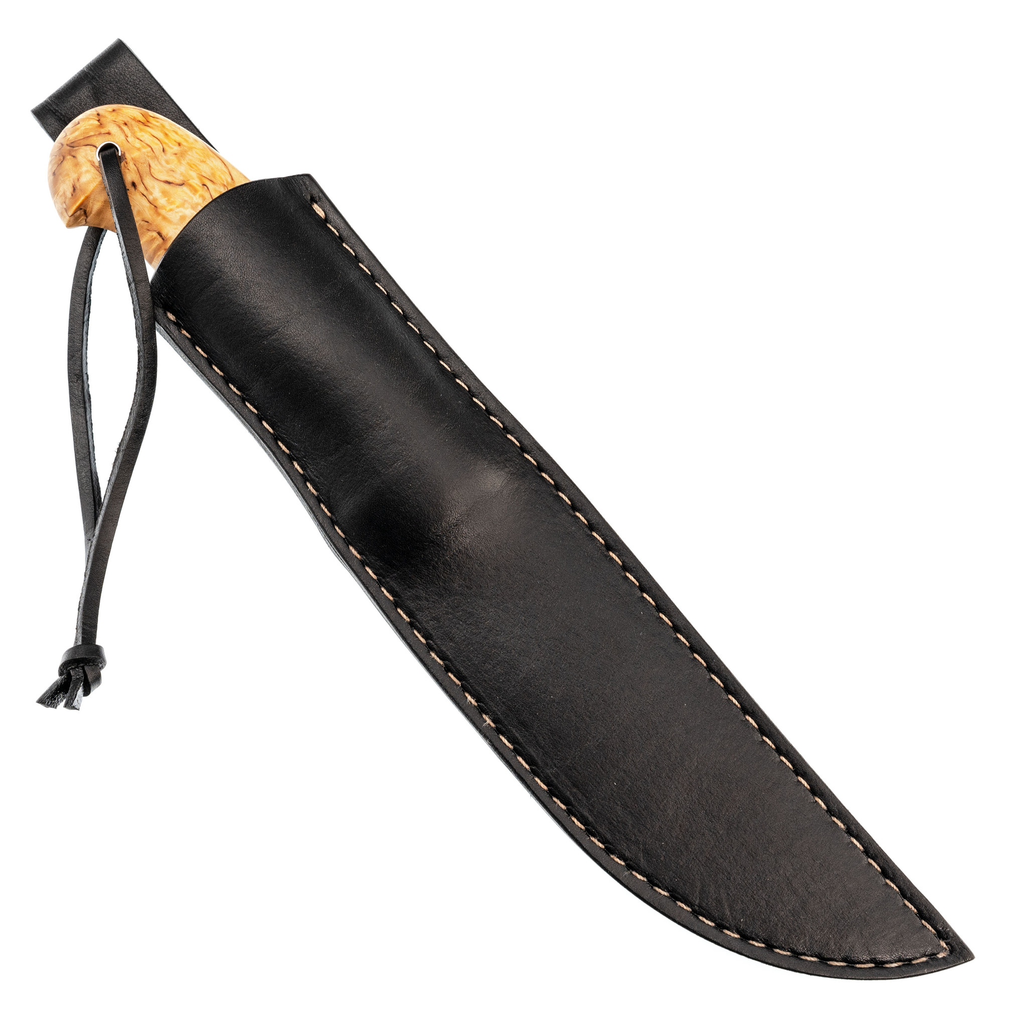 Туристический нож Лиман, сталь K-110, карельская береза - фото 4