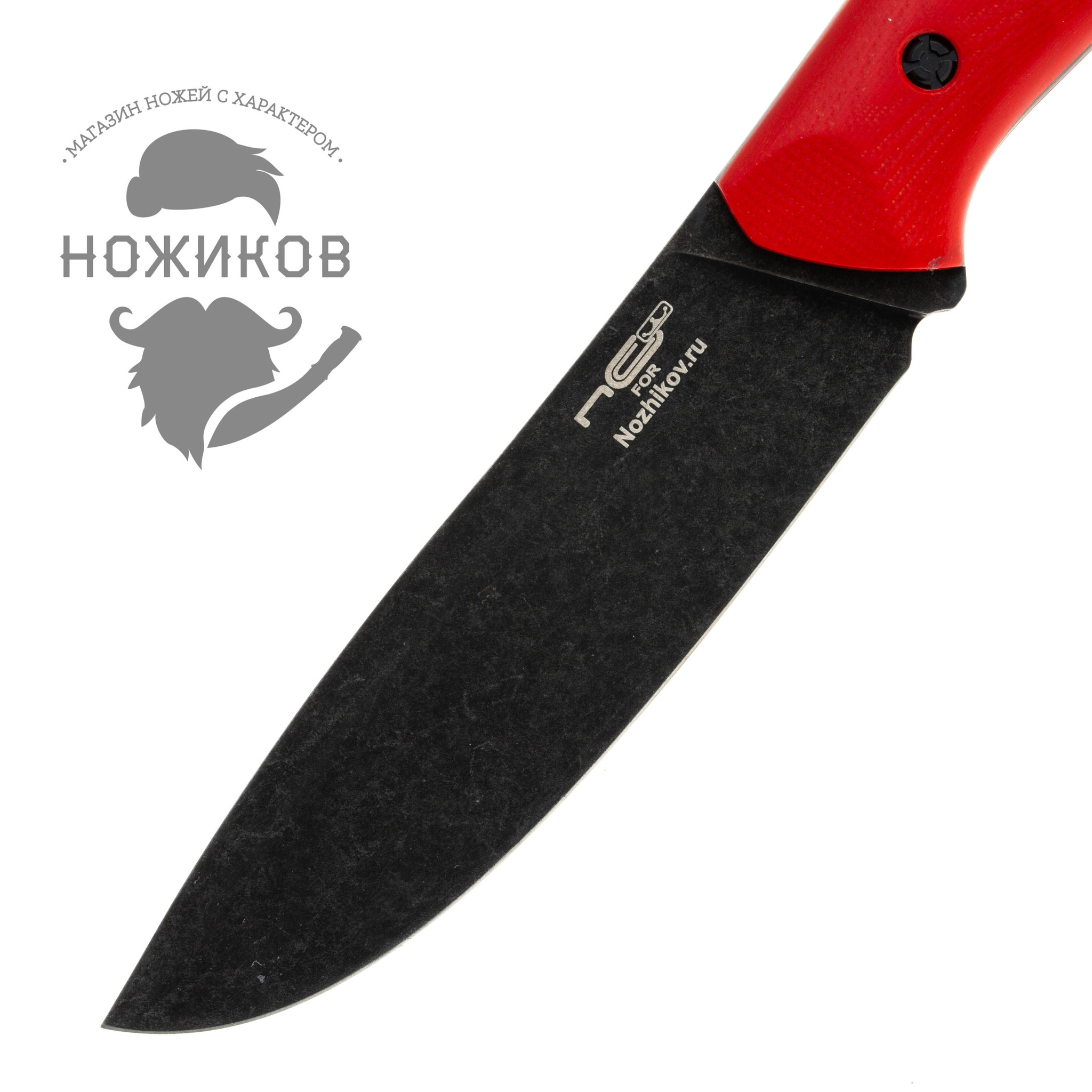 Нож Pride Red Black S/W, сталь D2, Limited Edition NOZHIKOV - фото 3