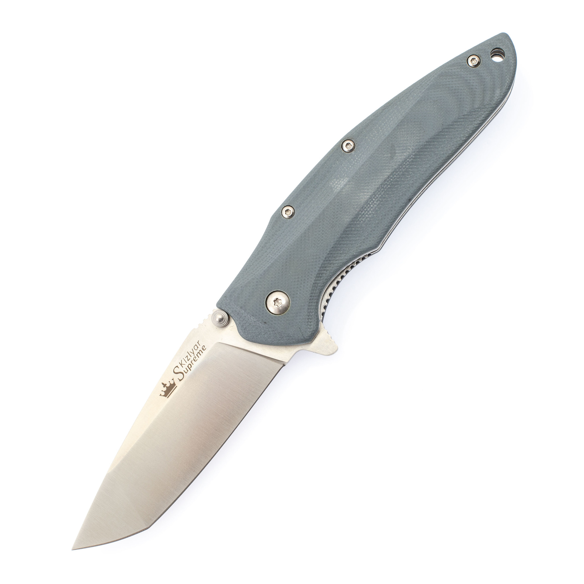 Складной нож Zorg AUS-8 Satin, G10, Kizlyar Supreme