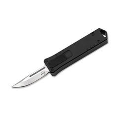 Фото Автоматический нож Boker Micro USB OTF, сталь D2, рукоять алюминий, черный