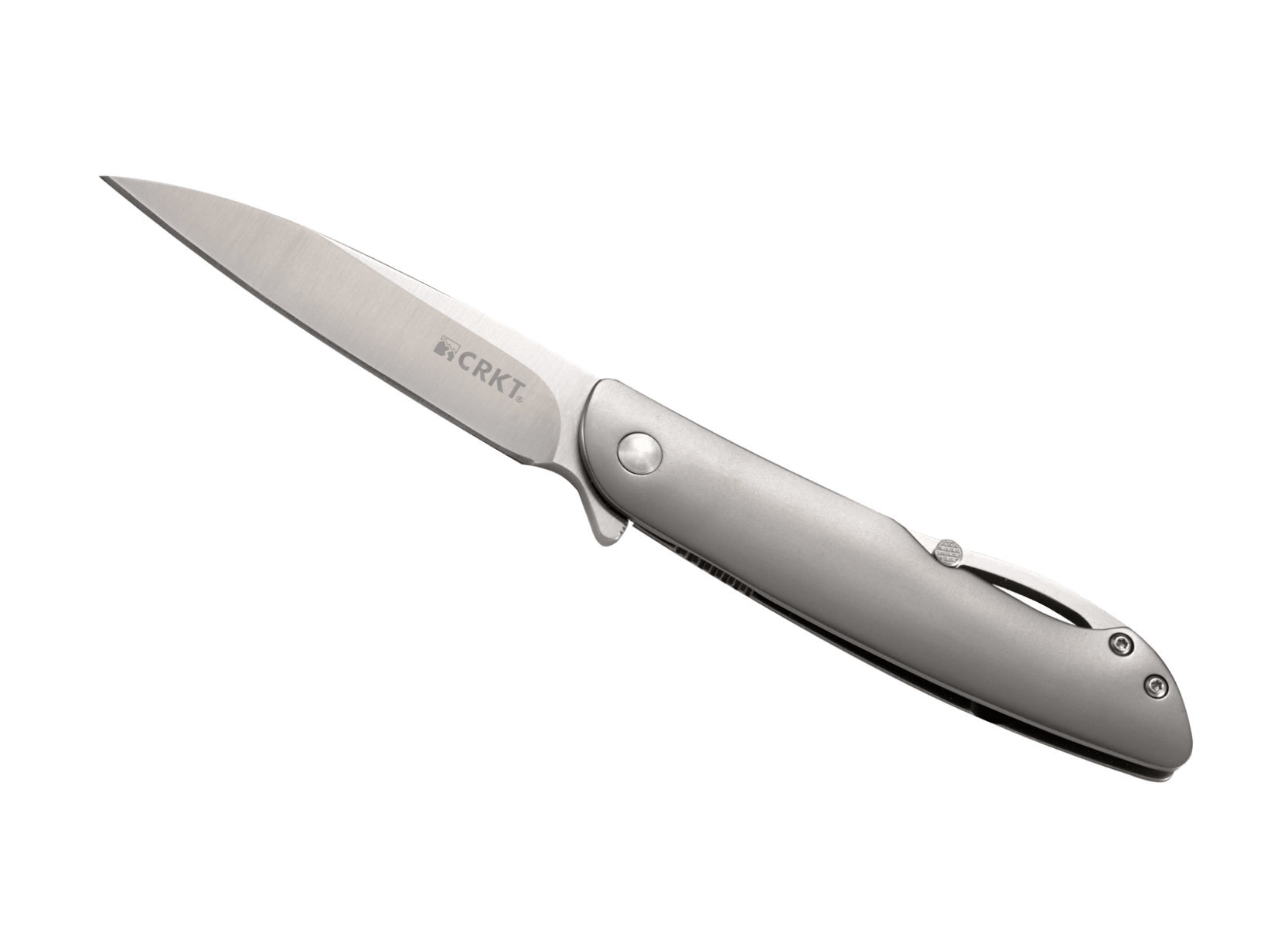Складной нож CRKT Swindle™-2, сталь 8Cr14MoV, рукоять нержавеющая сталь