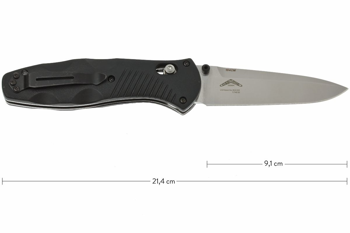 фото Полуавтоматический нож benchmade 580 barrage, сталь 154cm, рукоять пластик