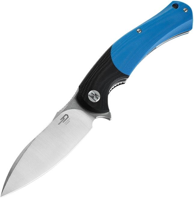 Складной нож Bestech Penguin, сталь D2, рукоять G10, синий складной нож bestech swift сталь d2 micarta