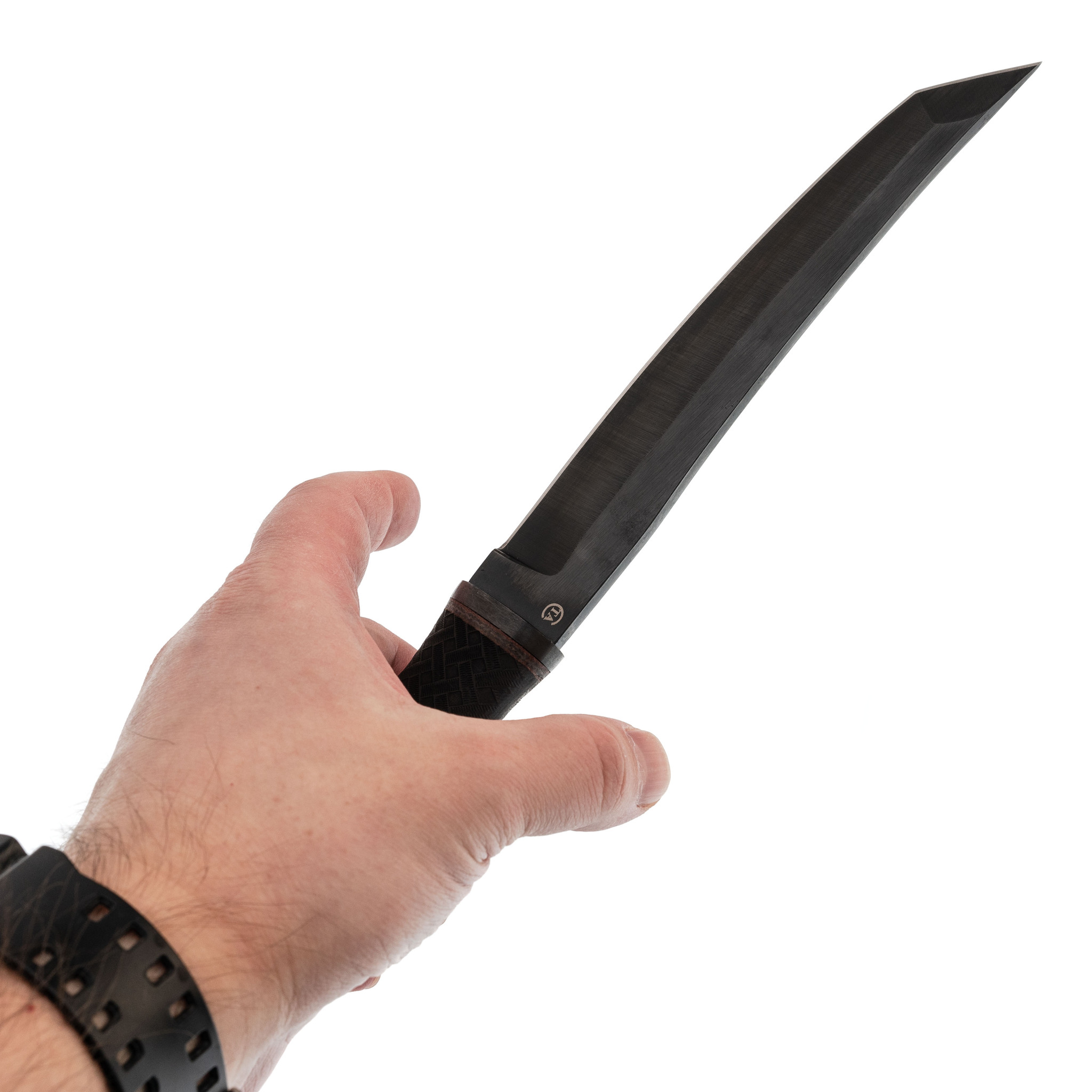 Нож Кабан-1, сталь 65Г, резина - фото 6