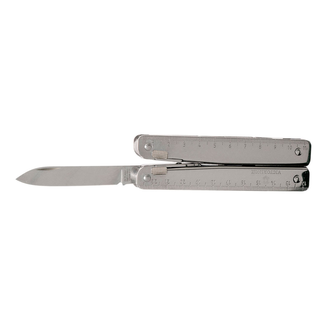 фото Нож мультитул victorinox swisstool, сталь x50crmov15, рукоять нержавеющая сталь, серый
