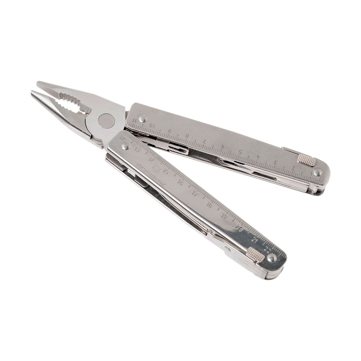 Нож мультитул Victorinox SwissTool, сталь X50CrMoV15, рукоять нержавеющая сталь, серый от Ножиков