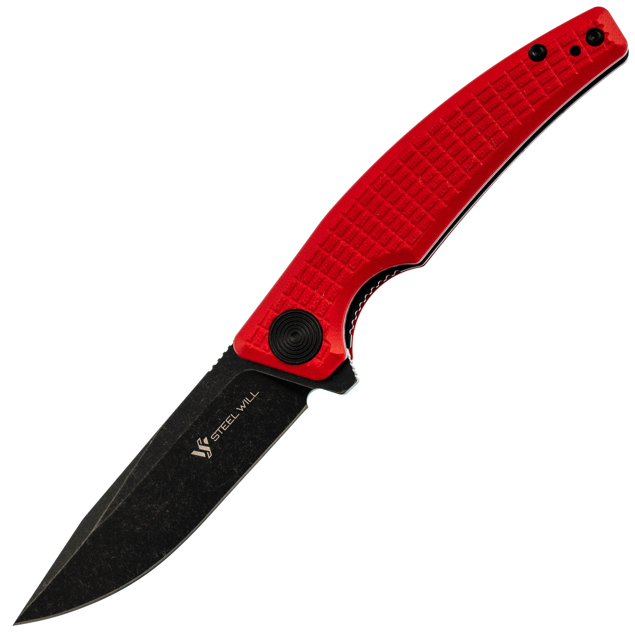 Складной нож Steel Will F61-13 Shaula Red, сталь D2, рукоять FRN