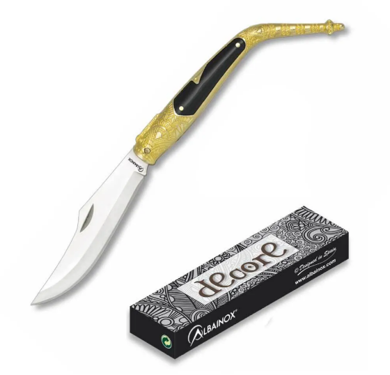 Складной нож Albainox Martinez, нержавеющая сталь, рукоять пластик/сталь - фото 1