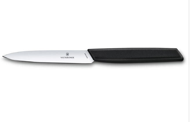 Нож для овощей Swiss Modern Victorinox 10 см, нержавеющая сталь, рукоять полипропилен от Ножиков