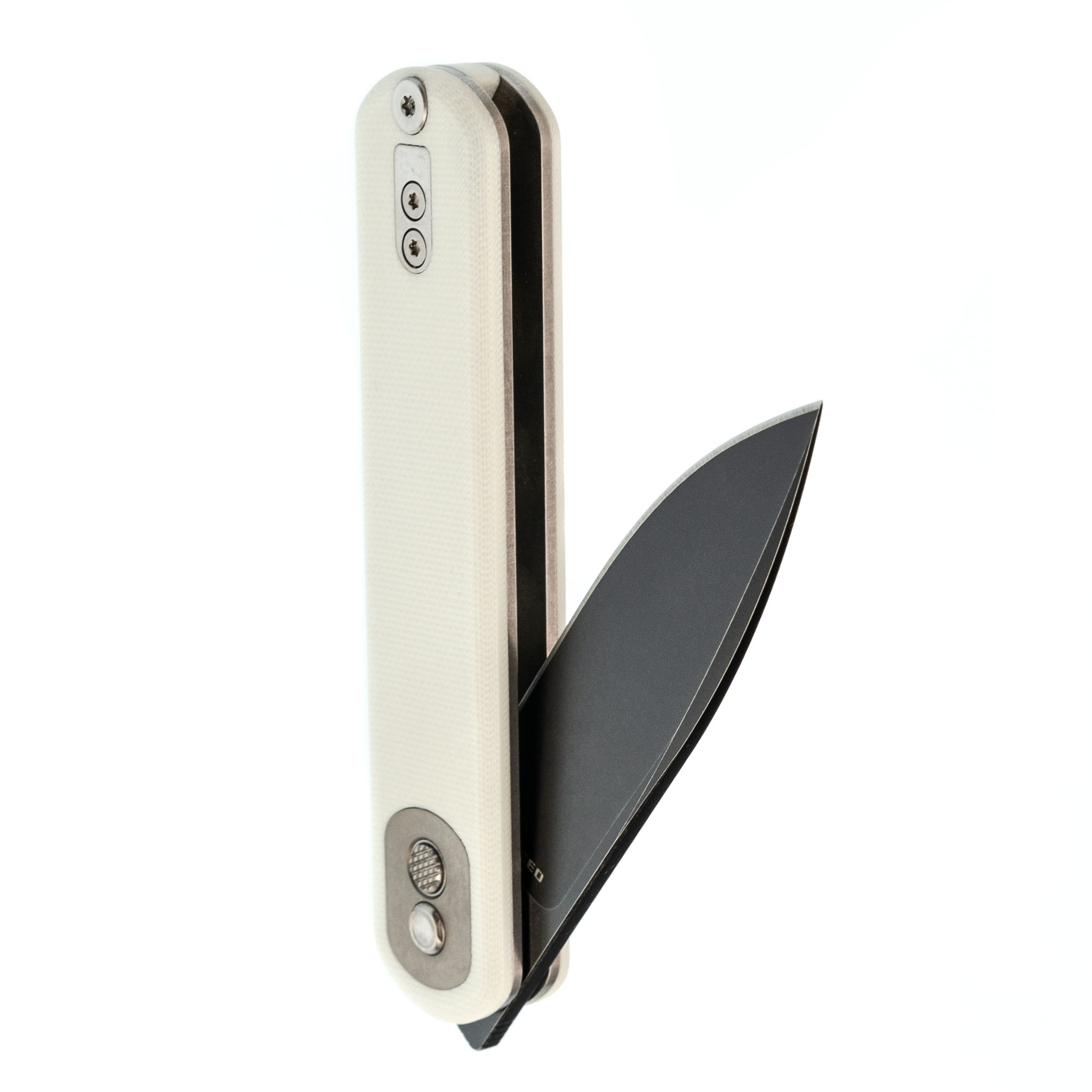 Складной нож Corgi Black Vosteed, сталь 14C28N, рукоять G10, белый - фото 4