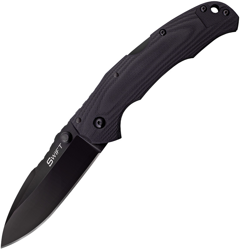 Полуавтоматический складной нож Swift II, Carpenters CTS® XHP Alloy, DLC Coating 9.2 см.