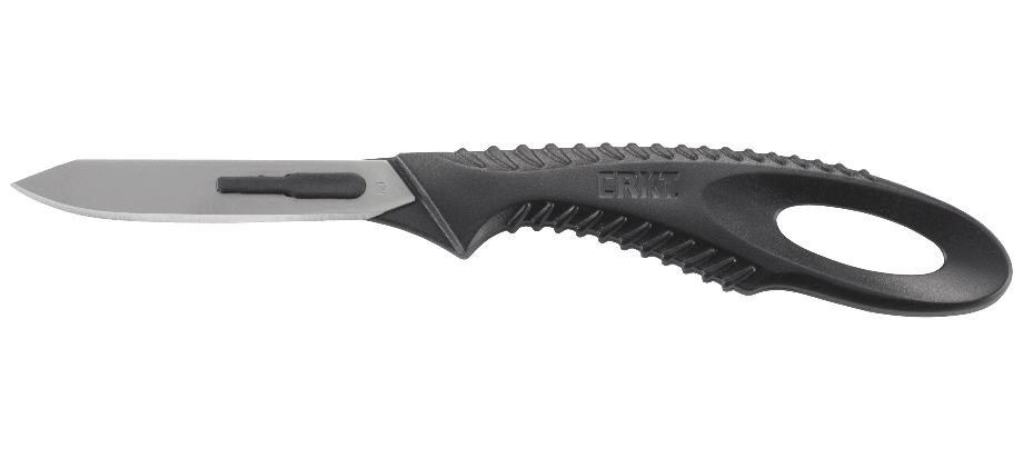 Нож с фиксированным клинком со сменными лезвиями CRKT P.D.K. (Precision Disposable Knife Kit) Black, сталь 420J2, рукоять пластик от Ножиков