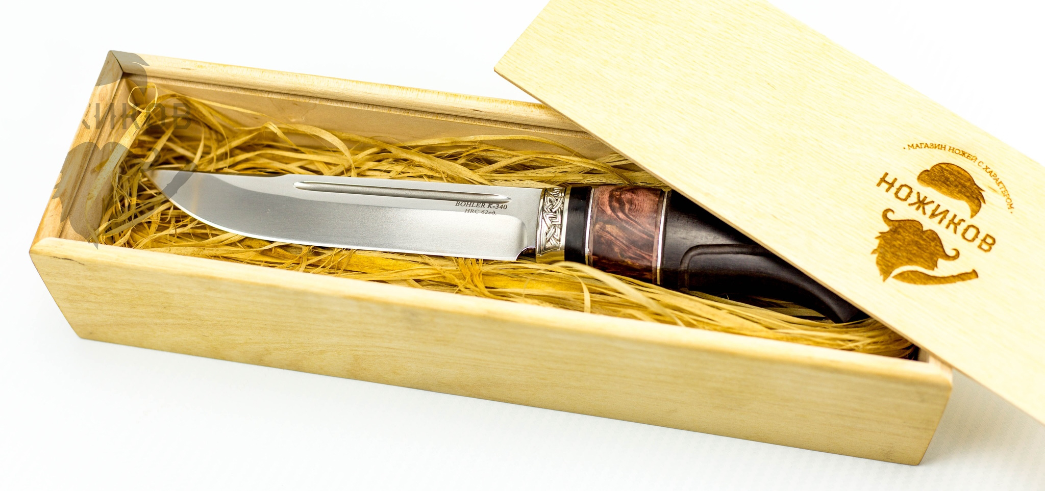 Подарочная коробка для ножей, береза - фото 5