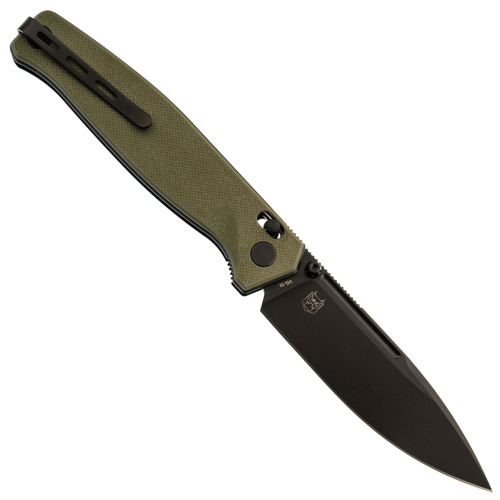 Складной нож RealSteel Huginn, сталь VG-10, рукоять OD Green G10 - фото 3