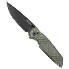 Фото Cкладной нож Pro-Tech Tactical Response 3 Integrity Relic Textured, сталь S35VN, рукоять алюминий, зеленый