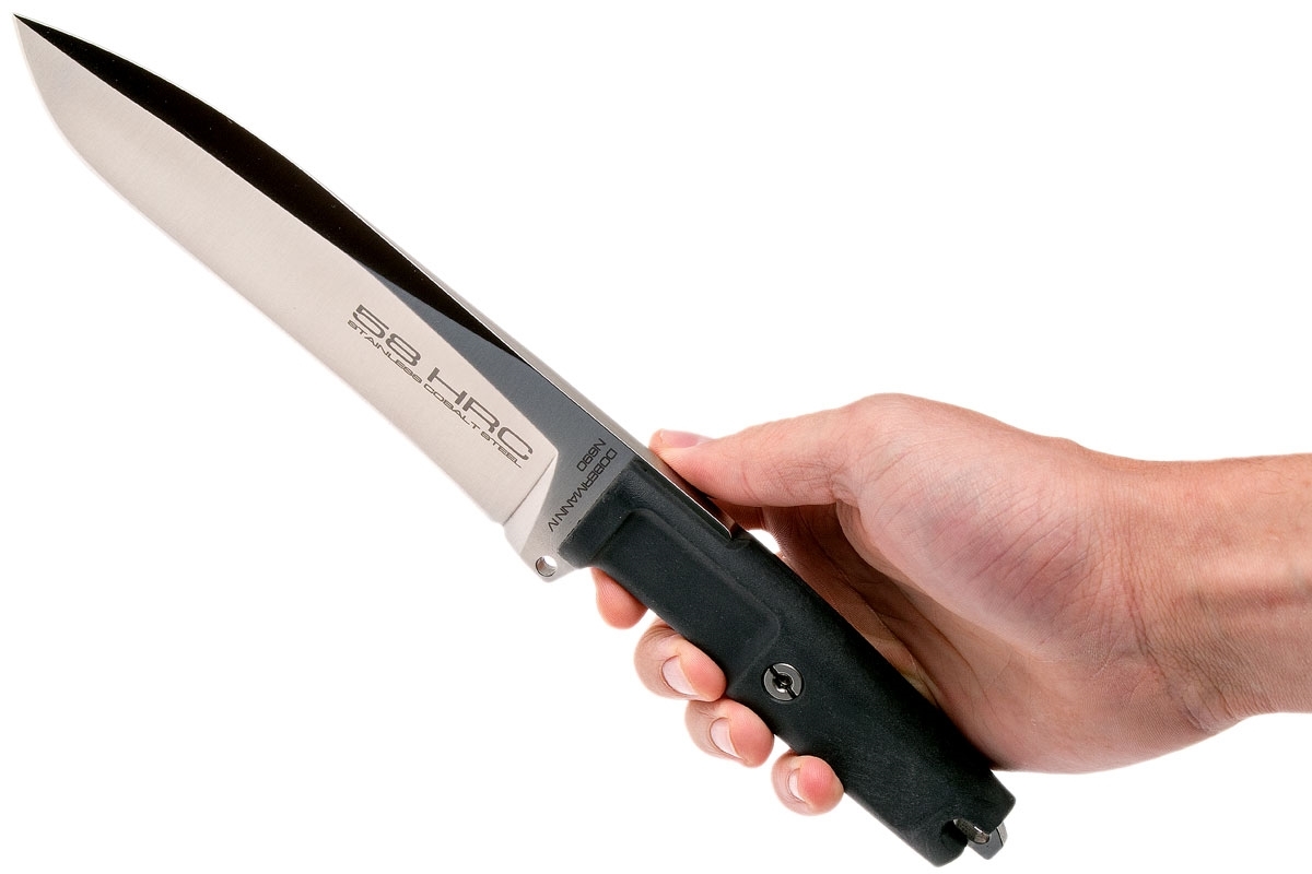 Нож с фиксированным клинком Extrema Ratio Dobermann IV Classic, сталь Bhler N690, рукоять пластик - фото 4