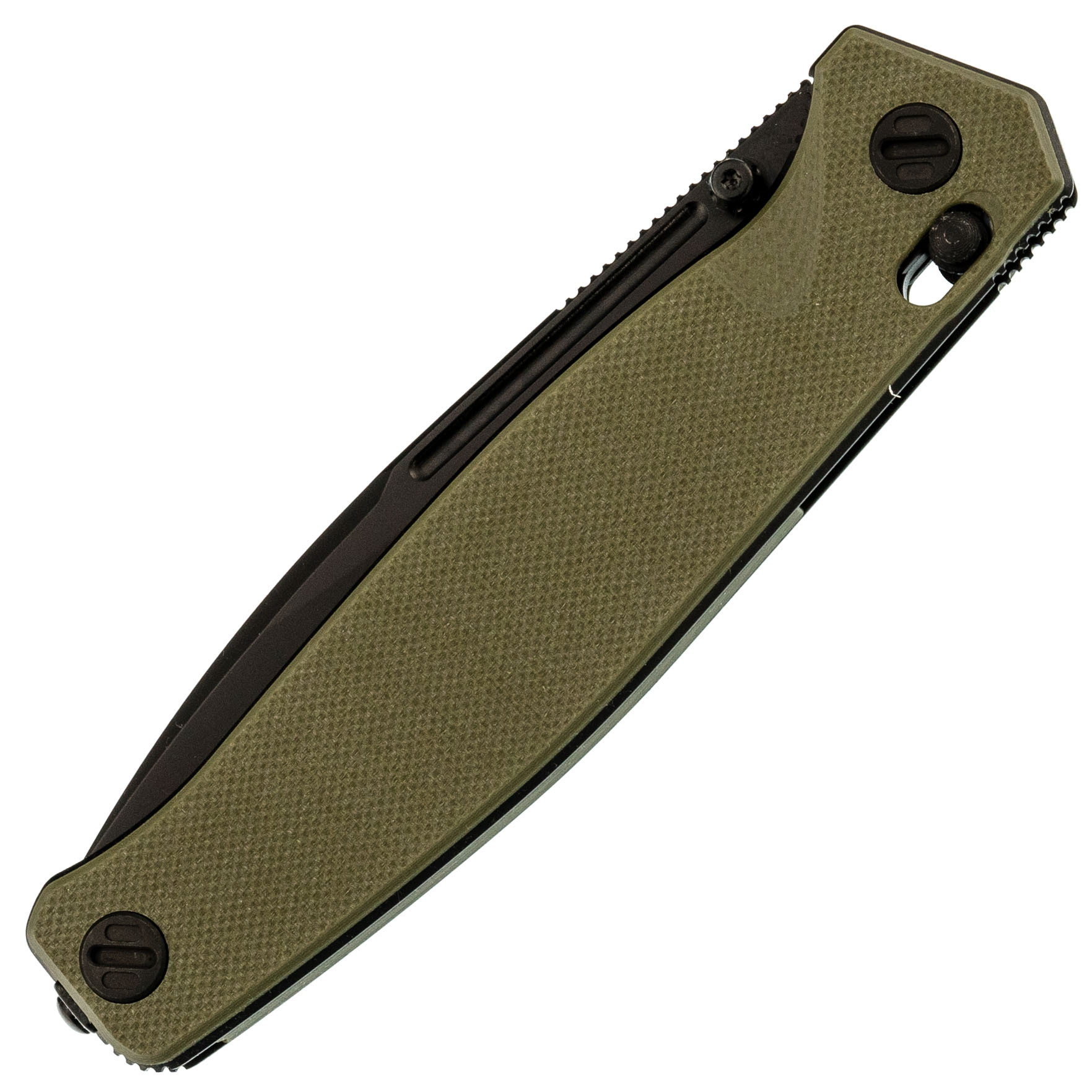 Складной нож RealSteel Huginn, сталь VG-10, рукоять OD Green G10 - фото 7
