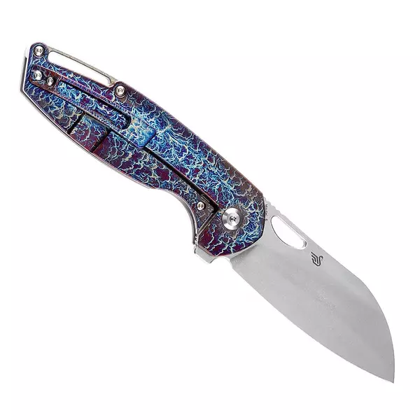 Складной нож Model 6 Kansept, сталь CPM-S35VN, рукоять титан, синий - фото 2