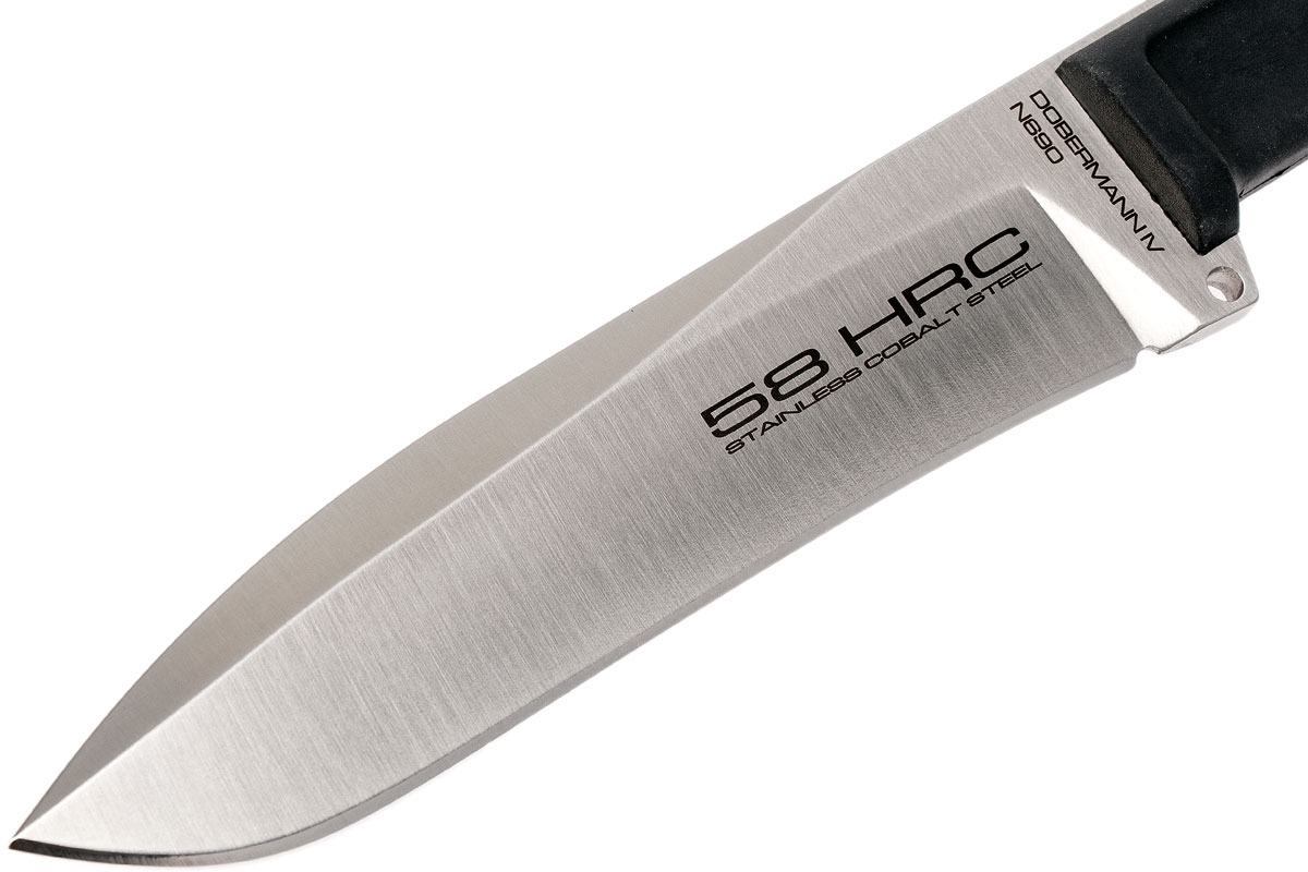 Нож с фиксированным клинком Extrema Ratio Dobermann IV Classic, сталь Bhler N690, рукоять пластик - фото 7