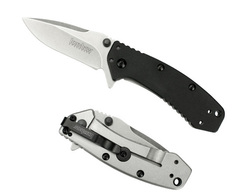 Фото Полуавтоматический складной нож Kershaw Cryo G-10 K1555G10, сталь 8Cr13MoV, рукоять G-10/сталь