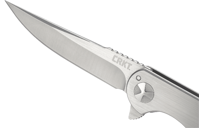 фото Складной нож crkt 7076 - up & at 'em, сталь 8cr13mov, рукоять нержавеющая сталь