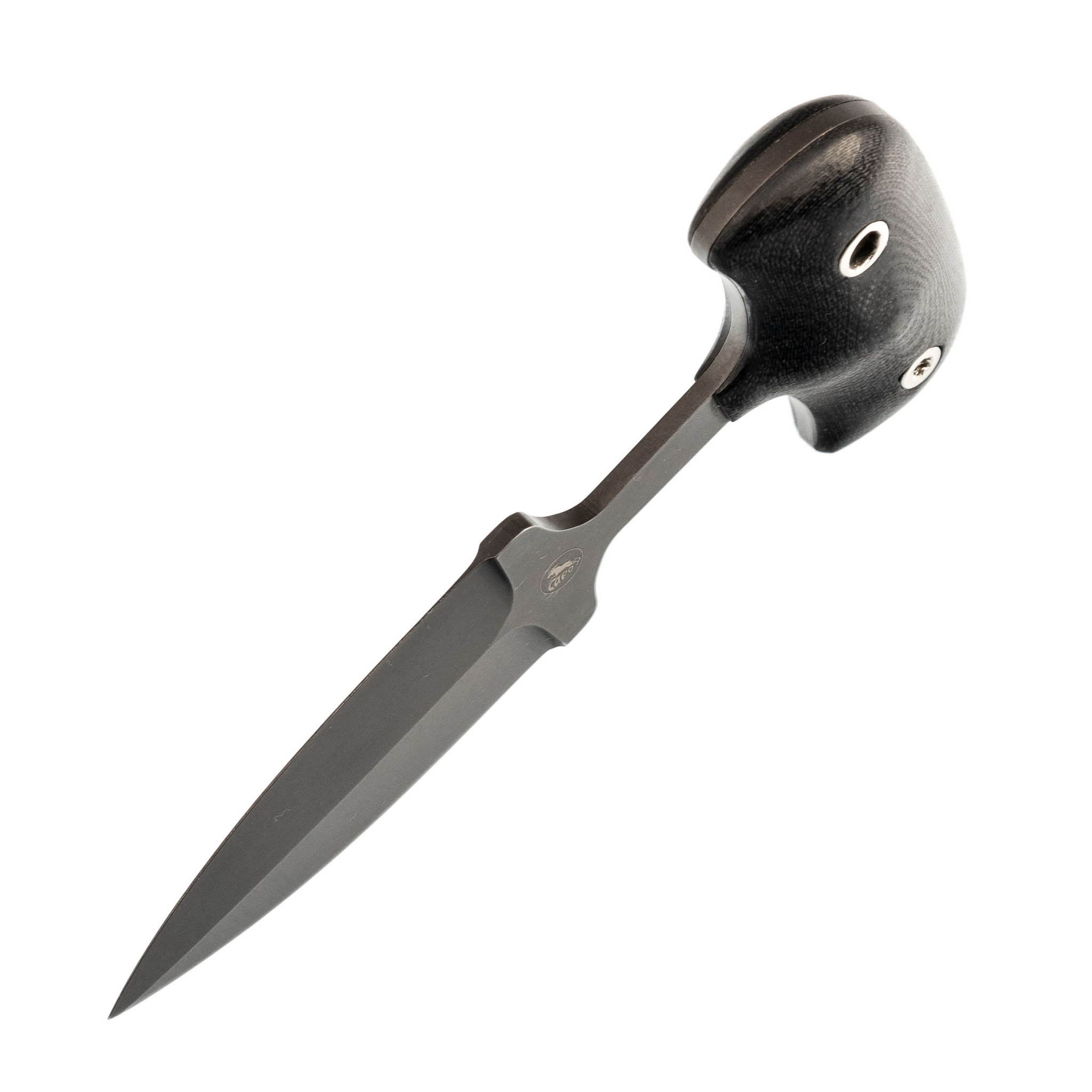 фото Тычковый нож шмель, сталь 65г, рукоять g10 саро