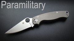 Фото Складной нож Spyderco Para-Military Replica