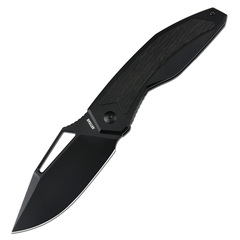 Фото Складной нож Artisan Cutlery Fragarach, сталь S90V, рукоять титан/карбон, черный