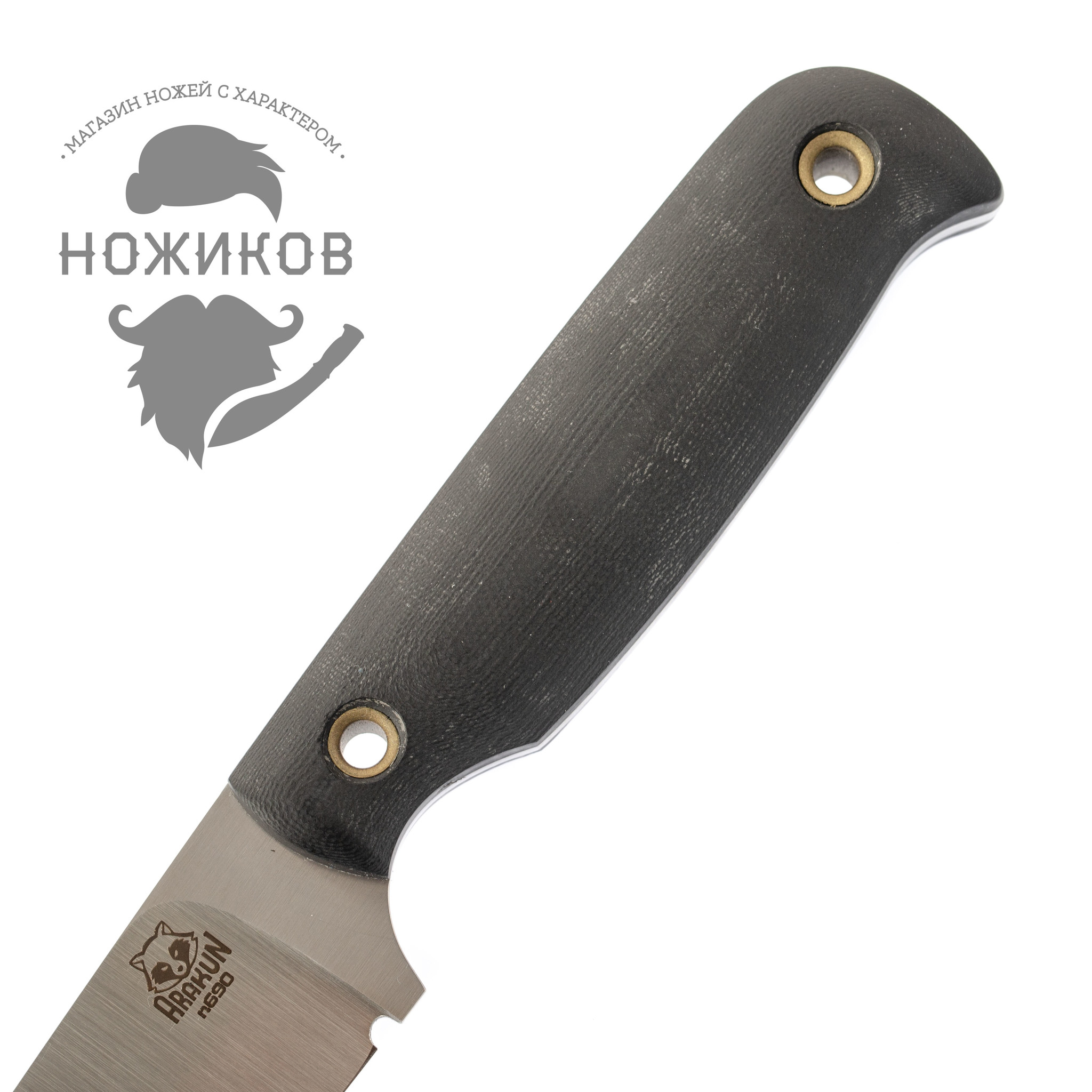 Нож Хоббит, сталь N690, рукоять G10 черная - фото 3