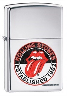 Зажигалка ZIPPO Rolling Stones, латунь