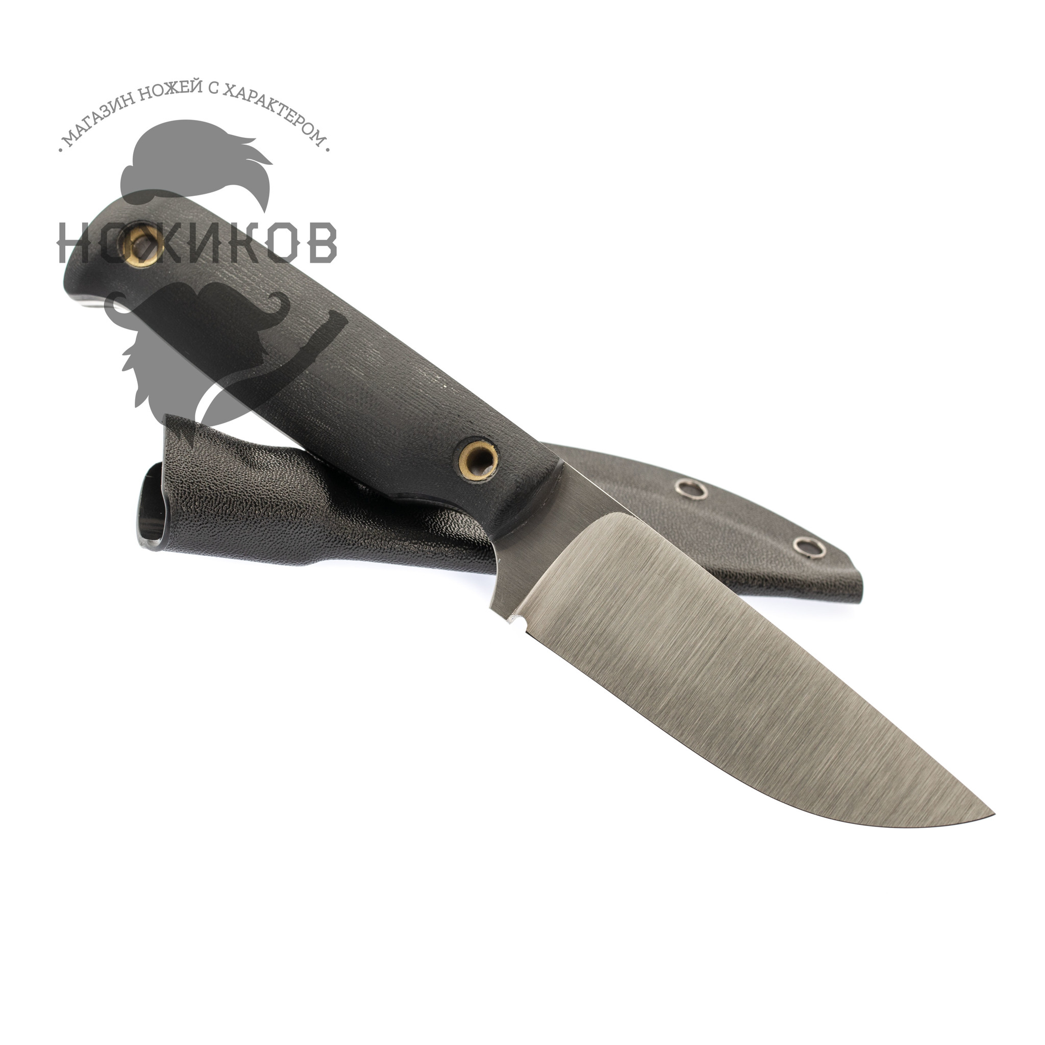 Нож Хоббит, сталь N690, рукоять G10 черная - фото 4