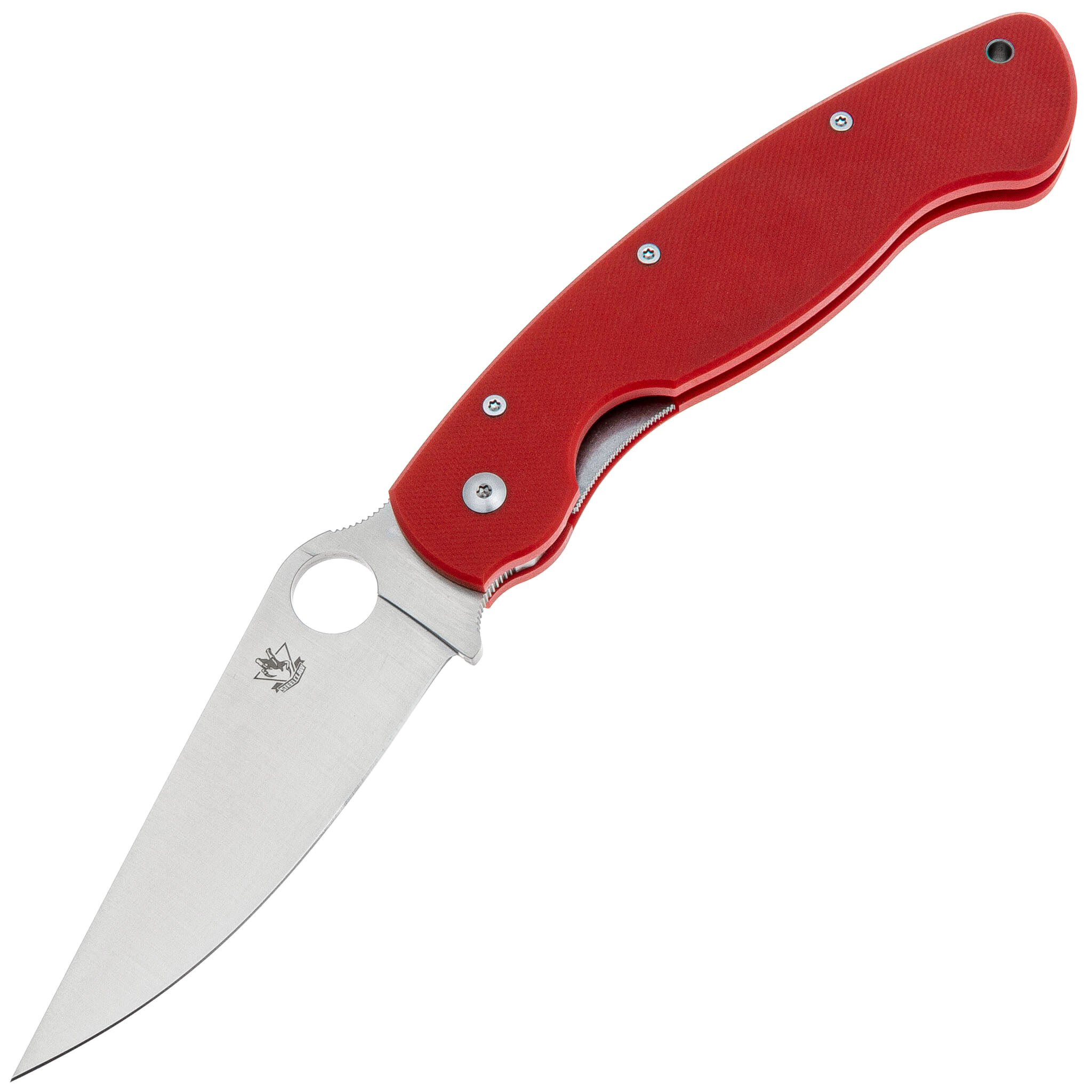 Складной нож Steelclaw Боец-4, сталь D2, рукоять G10, красный - фото 1