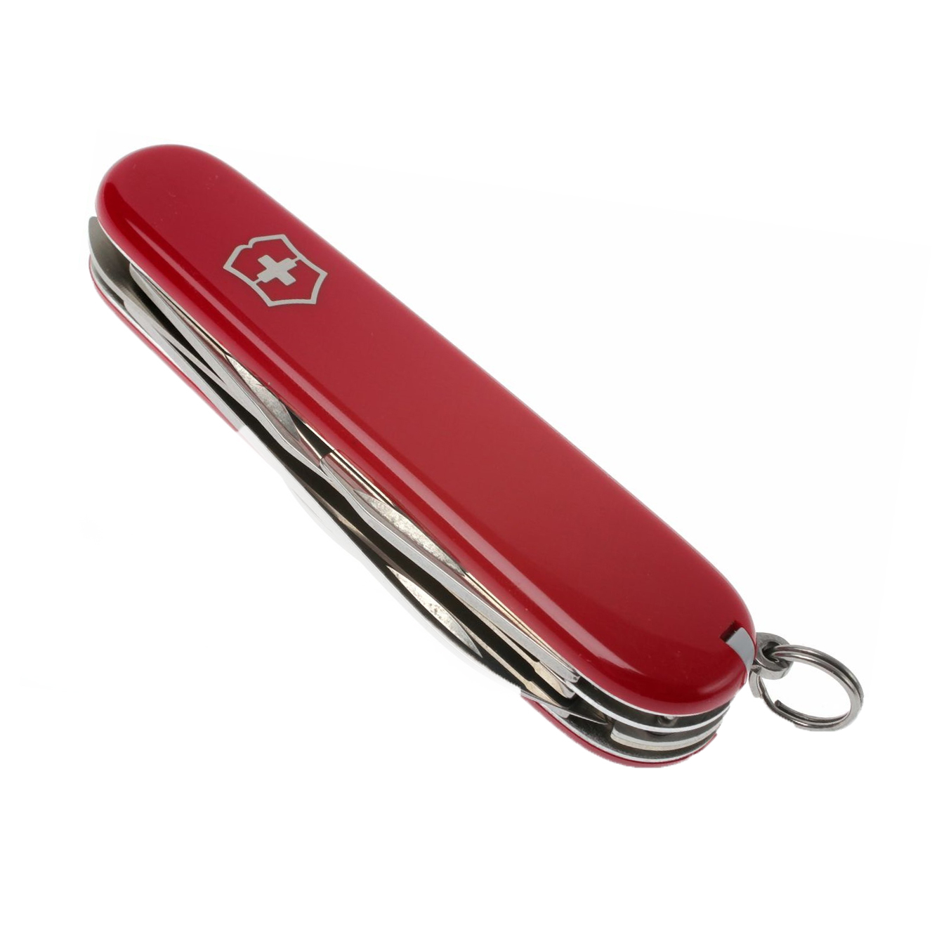 фото Нож швейцарский victorinox camper, сталь x55crmo14, рукоять cellidor®, красный