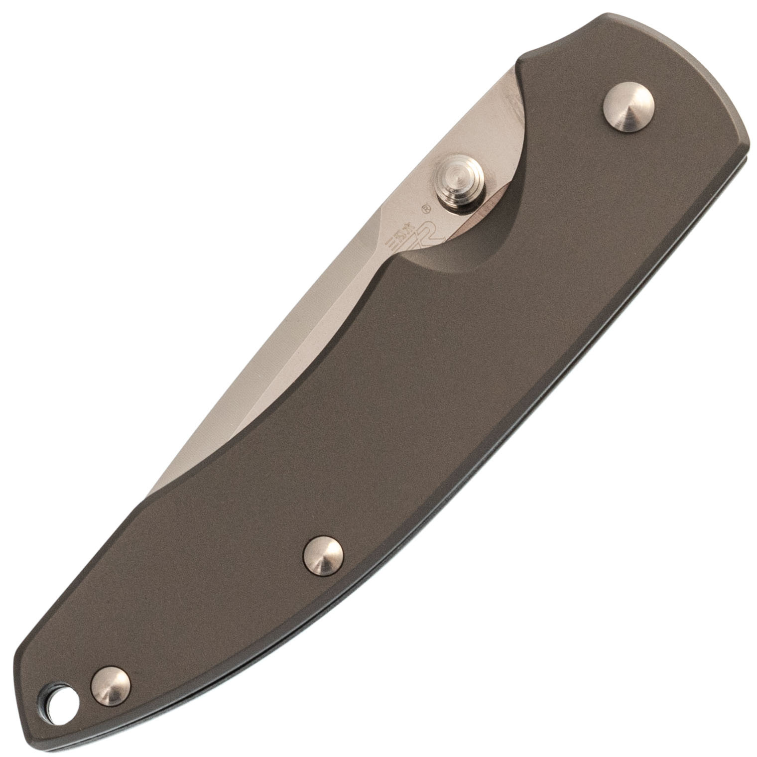 фото Складной нож sanrenmu 7073lux-sk, сталь 12c27, рукоять сталь