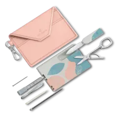 Фото Швейцарская карта Victorinox Swiss Card Classic Paris Style в подарочной коробке розовая