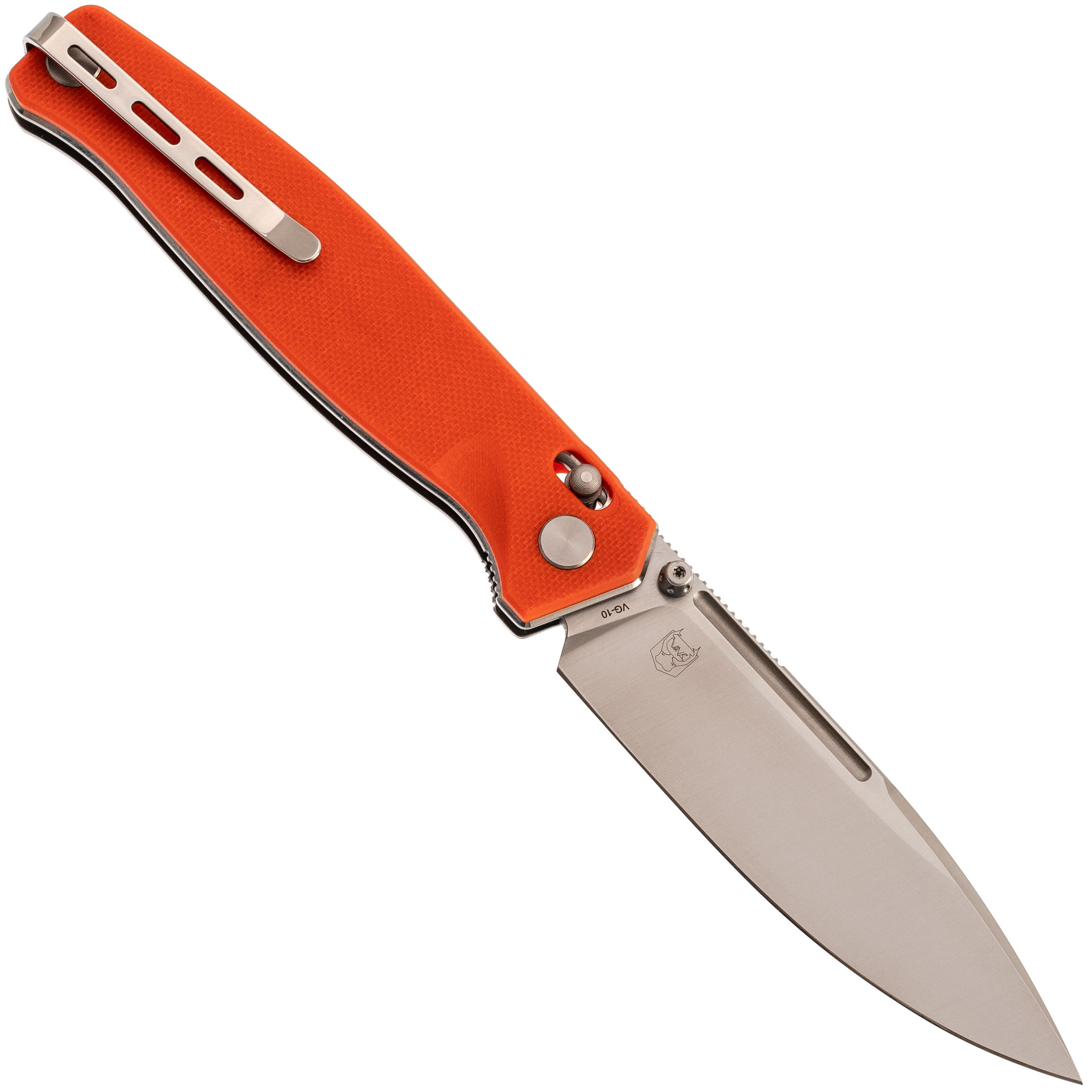 Складной нож Realsteel 7651OS Huginn, сталь VG-10, рукоять G10, оранжевый - фото 3
