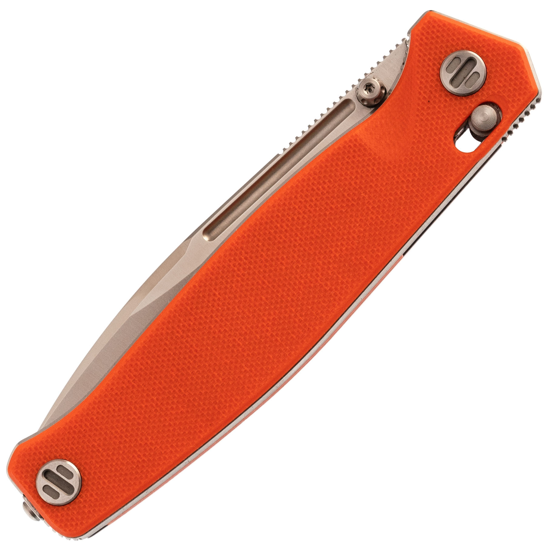 Складной нож Realsteel 7651OS Huginn, сталь VG-10, рукоять G10, оранжевый - фото 8